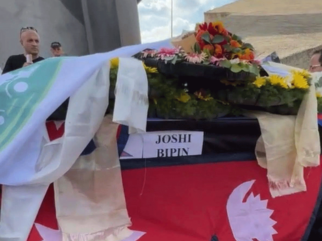 विपिन जोशीको शव नेपाल ल्याइयो, गृहजिल्लामै अन्तिम संस्कार गरिने