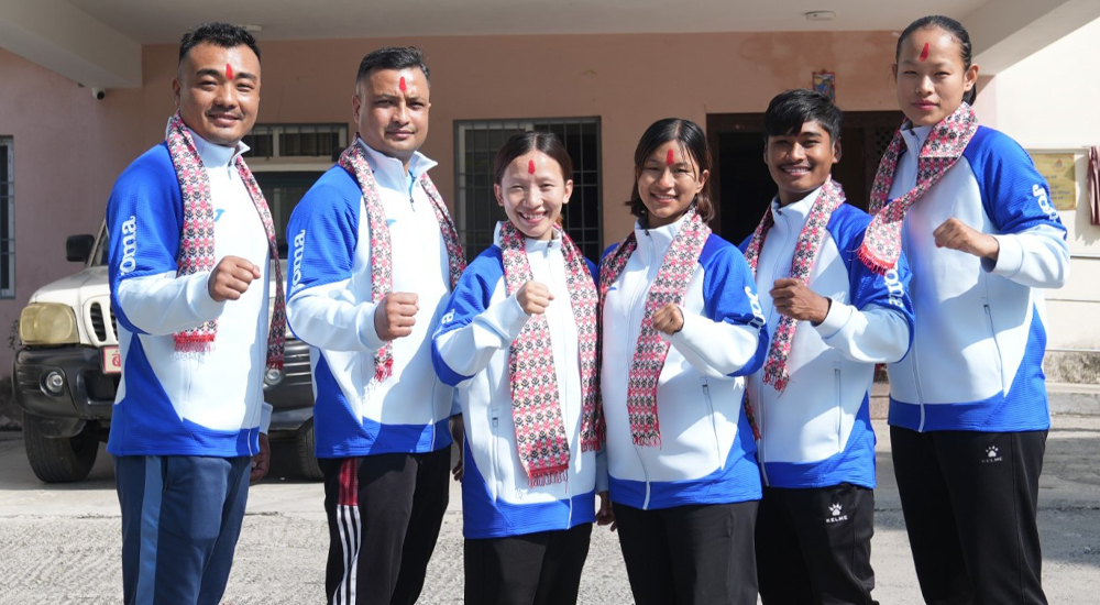 विश्व कराते छनोटमा नेपालका चार खेलाडी