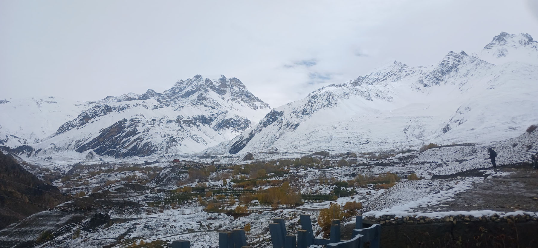 मुस्ताङमा हिमपातपछि निरन्तर वर्षा, जनजिवन प्रभावित 