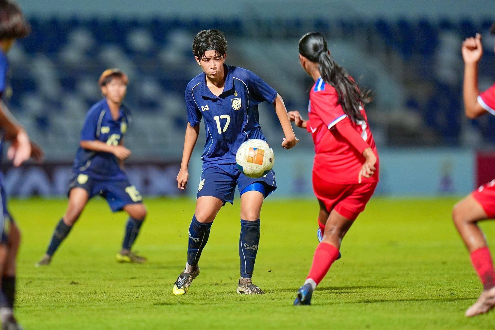 महिला फुटबलः नेपालको पोष्टमा थाइल्याण्डको दर्जन गोल