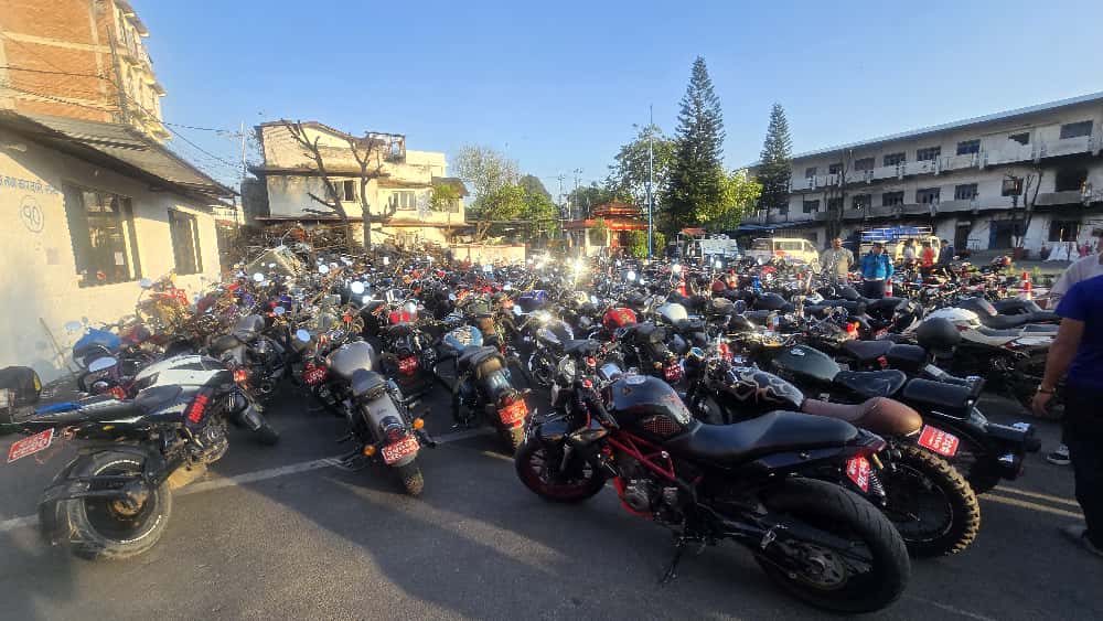 काठमाडौं उपत्यकामा स्वरुप परिर्वतन गरिएका २७५ बाइक नियन्त्रणमा