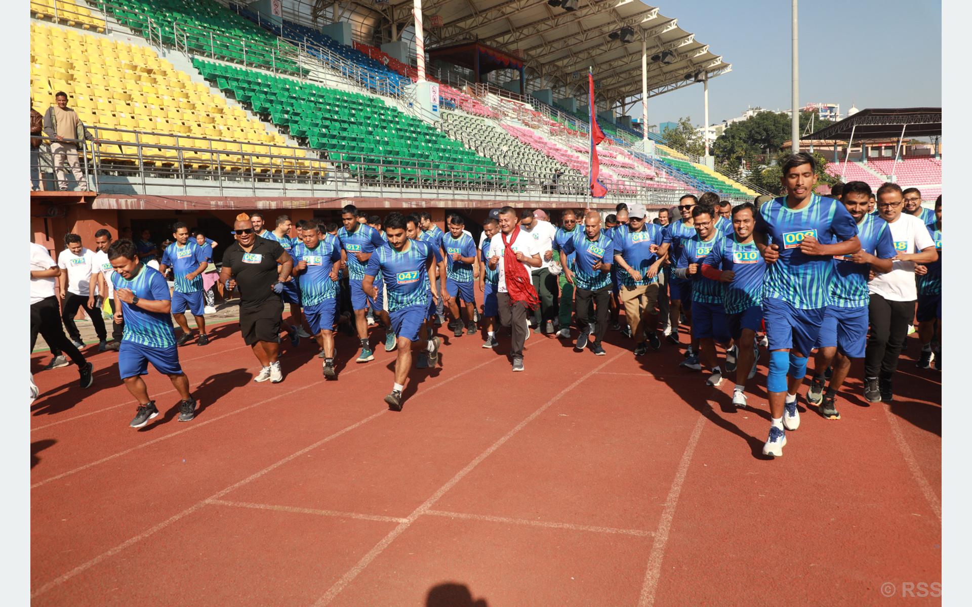 निगमको दौड प्रतियोगितामा पुरुषतर्फ भण्डारी र महिलातर्फ सापकोटा प्रथम