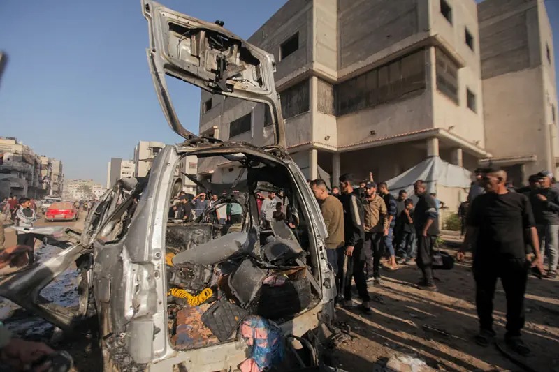 गाजामा इजरायली हवाई आक्रमणमा २२ प्यालेस्टिनीको मृत्यु