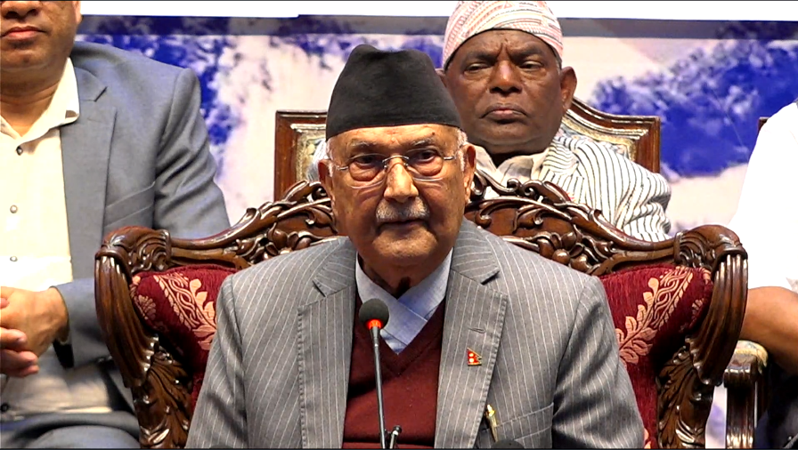 नेकपाप्रति ओलीको टिप्पणी : साथीहरुले ज्येष्ठ नागरिक आश्रम खोलेछन्