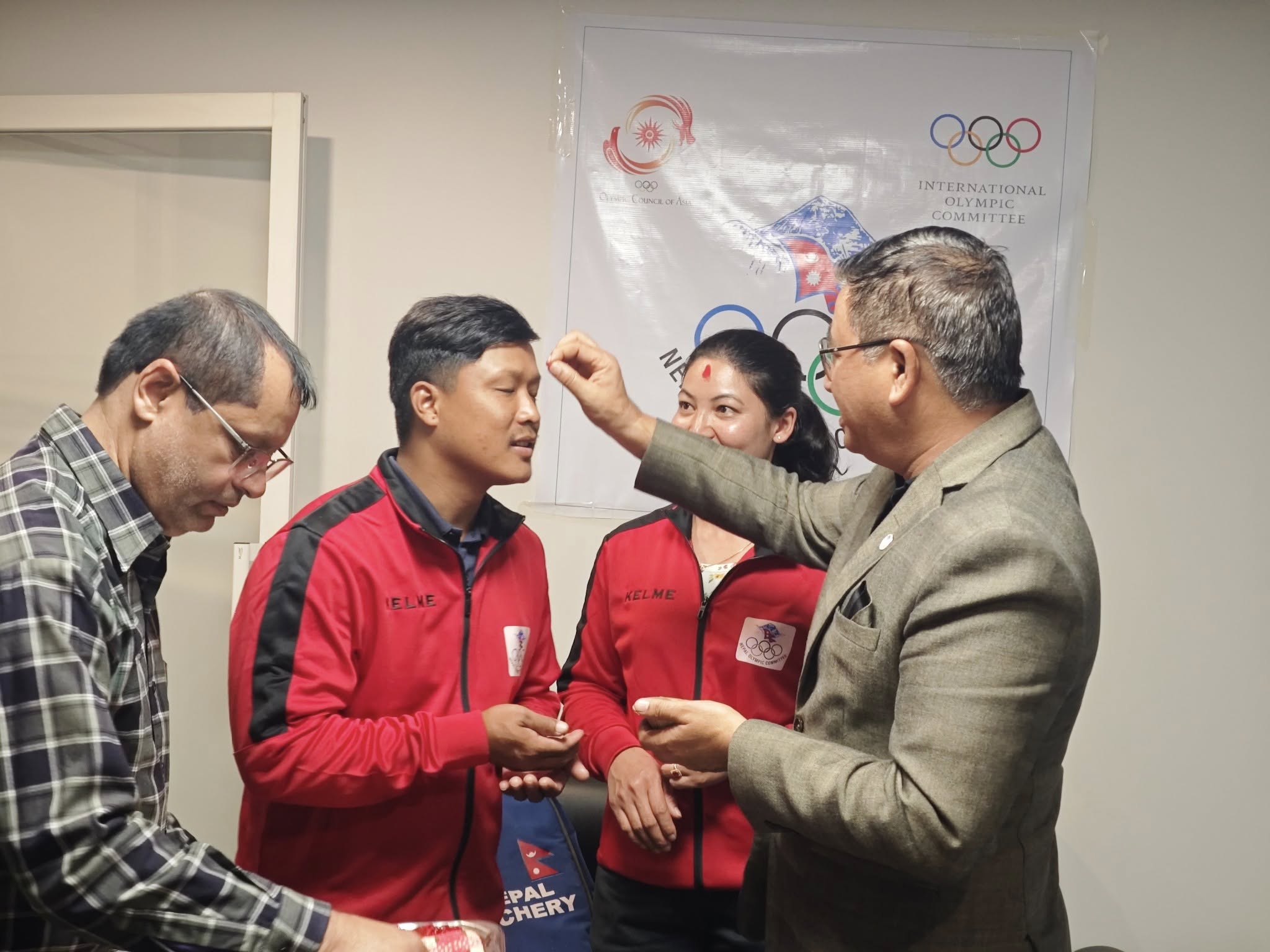 एसियन आर्चरी च्याम्पियन्सिपमा खेल्ने नेपाली टिमको विदाइ