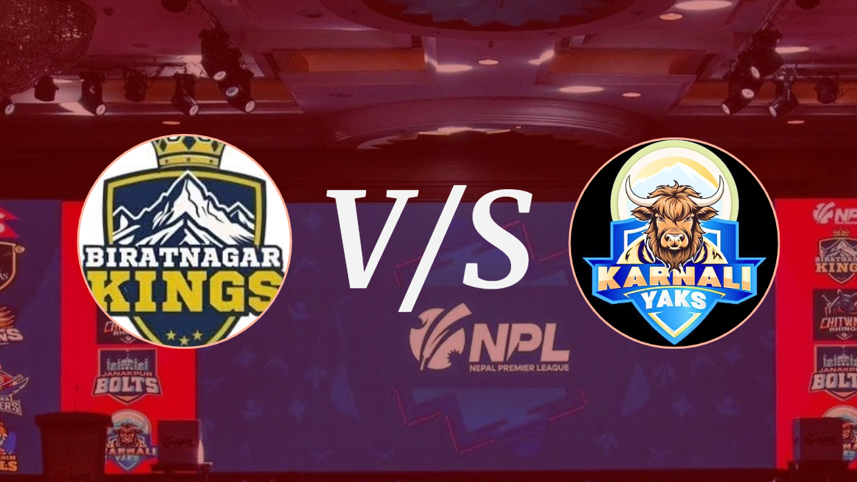 कर्णाली याक्सले विराटनगर किंग्सविरुद्ध पहिला ब्याटिङ गर्दै