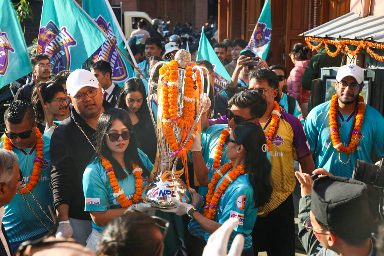 काठमान्डू गोर्खाजद्वारा उपत्यकामा एनपीएल ट्रफी प्रदर्शन (तस्बिरहरू)