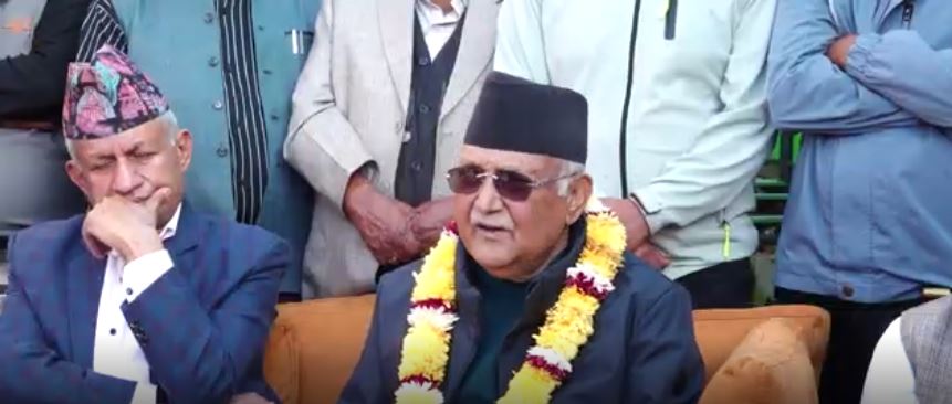 ओलीले भने- आफैँलाई कमजोर नपारौं, एकतामा जोड दिऔं