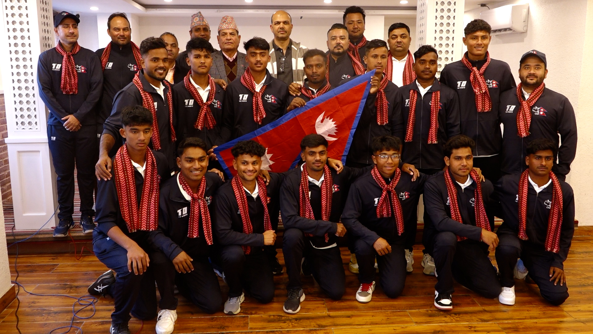 एसीसी यु–१९ प्रिमियर कपको लागि नेपाली क्रिकेट टोलीलाई बिदाई