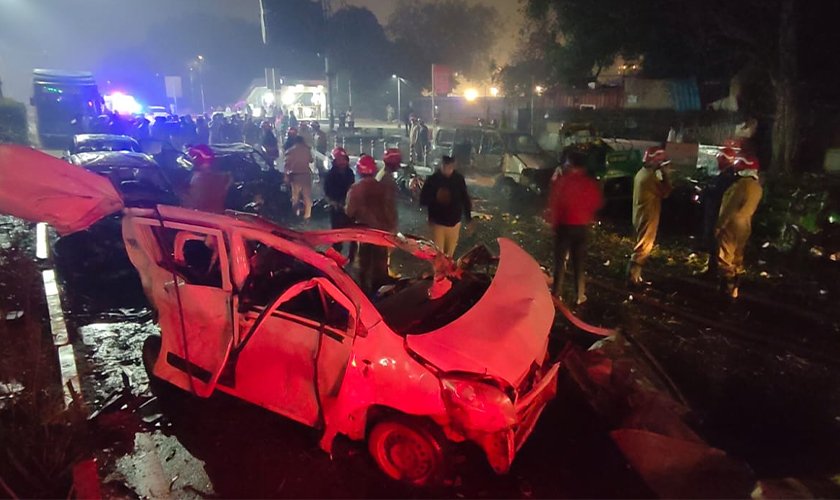 दिल्लीमा शक्तिशाली विष्फोट, कम्तीमा ८ जनाको मृत्यु