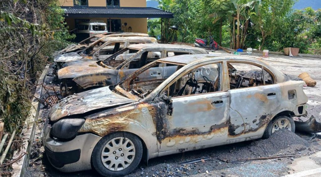 प्रचण्डको लगानी भन्दै रिसोर्ट जलाउने ५ जना पक्राउ