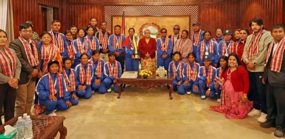 दृष्टिविहीन महिला टी-२० विश्वकपमा उपविजेता भएको नेपाली टोलीलाई प्रधानमन्त्रीद्वारा बधाई