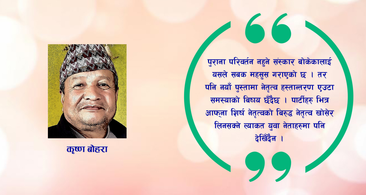 देशमा देखिएको आजको राजनीतिक परिदृश्य