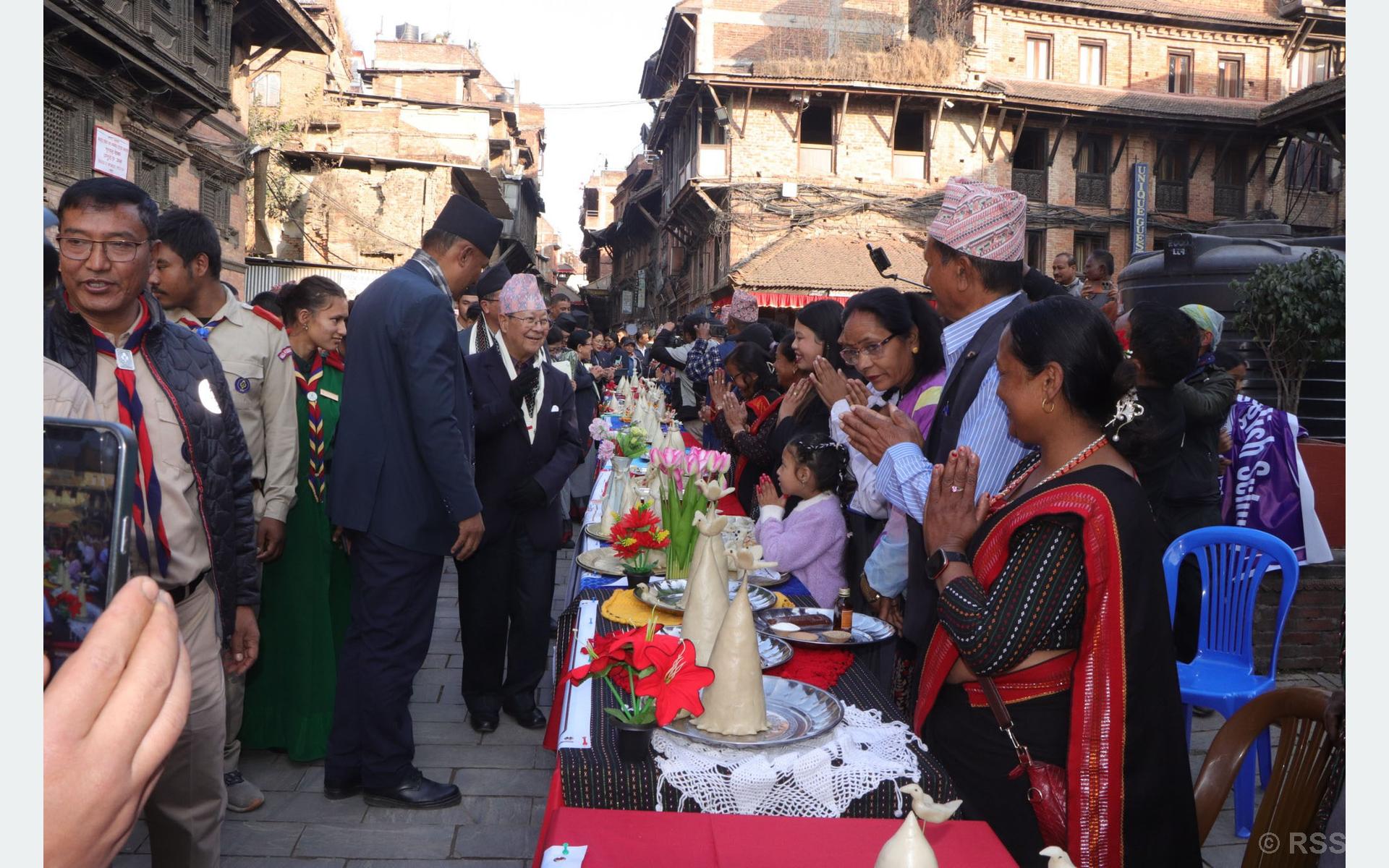 भक्तपुरमा योमरी उत्सव तथा खाना महोत्सव सम्पन्न