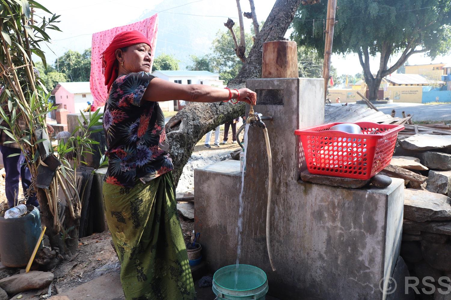 कालीगण्डकीको पानी रत्नेचौरमा : ‘एक घर, एक धारा’
