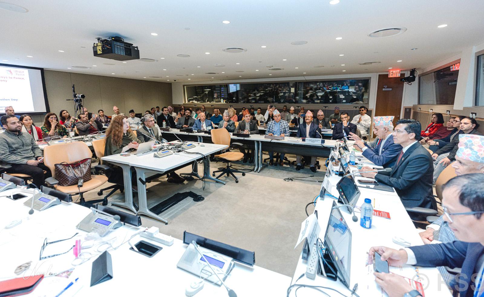 जीवन विज्ञानद्वारा संयुक्त राष्ट्रसङ्घमा ध्यानसम्बन्धी कार्यक्रम प्रस्तुत