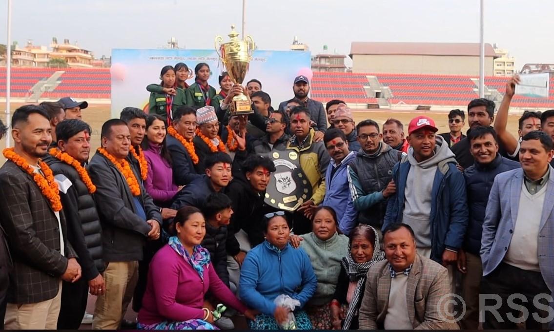 राष्ट्रपति रनिङ शिल्ड तथा मेयर कप उपाधि कालिकालाई