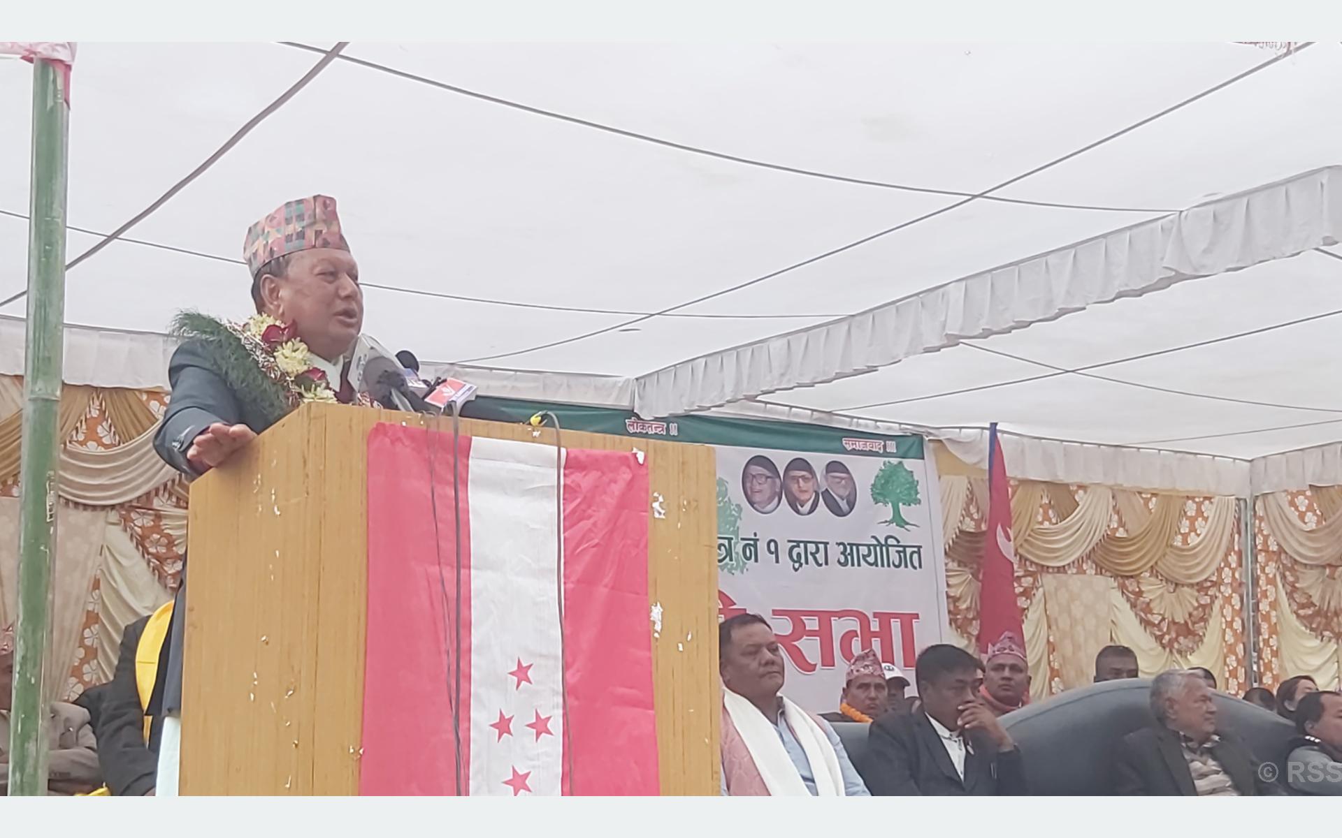 निर्वाचनबाट मात्रै देशमा राजनीतिक निकास सम्भव छ : मोहनबहादुर बस्नेत