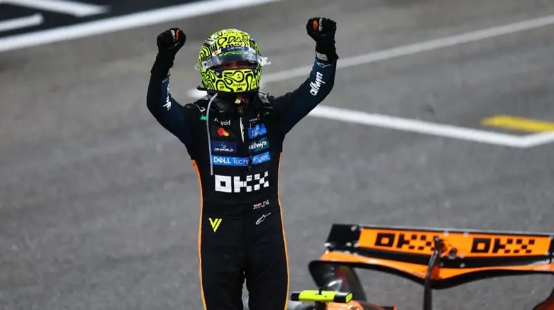 बेलायतका ल्यान्डो नोरिसले आफ्नो पहिलो फर्मुला वान उपाधि जिते
