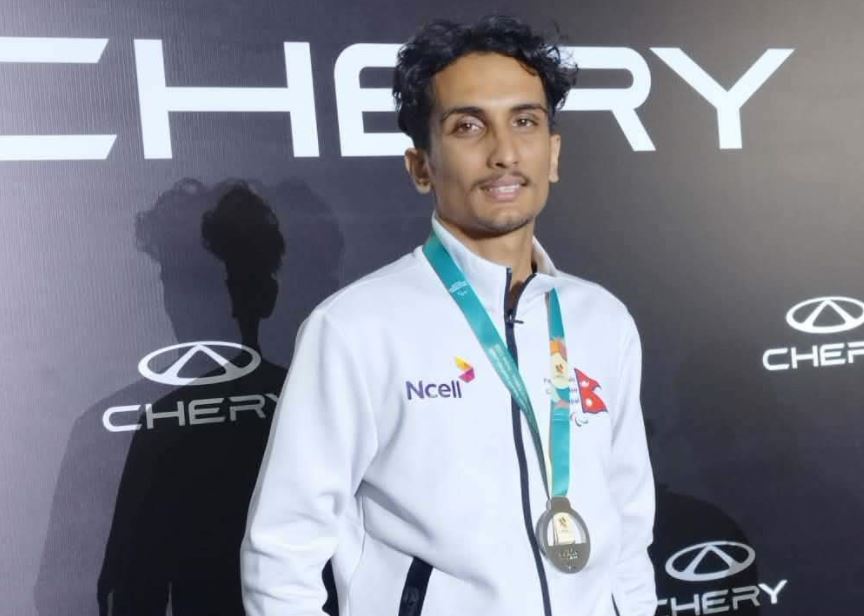 एसियन युथ पारा गेम्सः नेपाललाई टेबलटेनिसमा रजत पदक