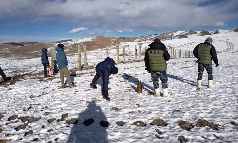 कोरलास्थित सीमाक्षेत्रमा संयुक्त गस्ती