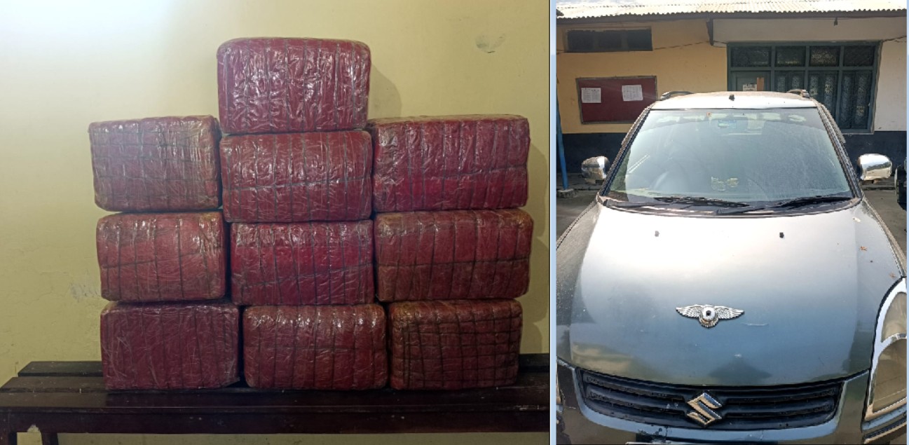 सय किलो भन्दा बढी गाँजासहित दुई पक्राउ