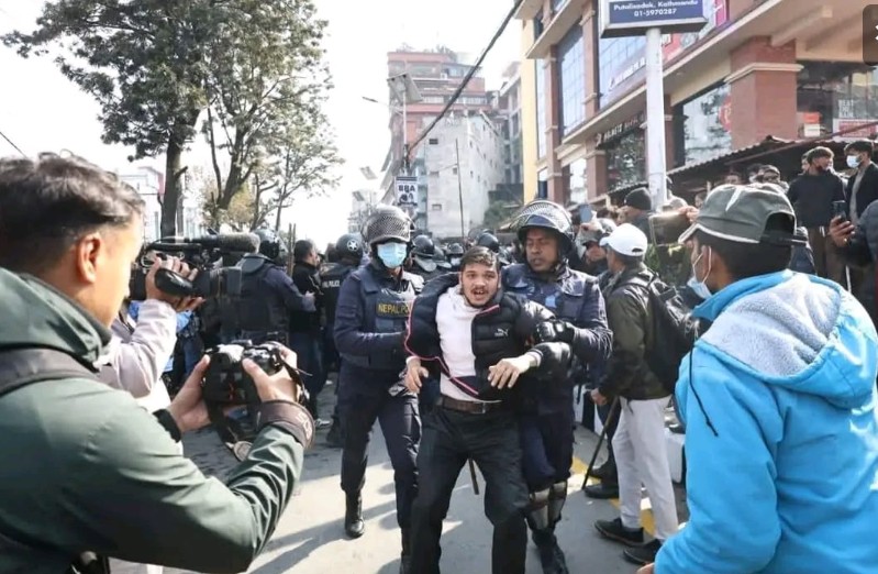 जेनजीहरुको प्रदर्शनमा भएको दमन र धरपकडको विरोध