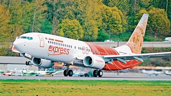 १६० जना बोकेर उडिरहेको एयर इन्डिया एक्सप्रेसको विमानको टायर पड्कियो