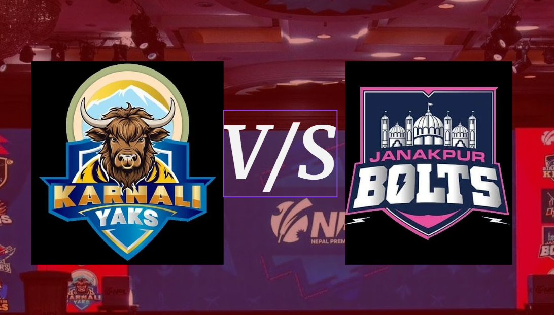 एनपीएल : कर्णाली याक्स जनकपुर बोल्ट्सविरुद्ध पहिला ब्याटिङ गर्दै
