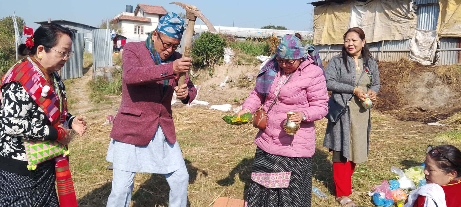 सिप्तुङ्खा माङखिम (पितृघर) शिलान्यास