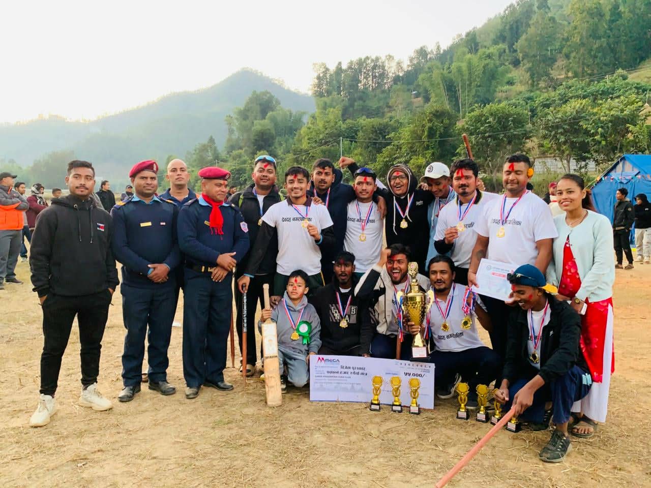 अन्तर पालिका स्तरीय खुल्ला क्रिकेट प्रतियोगिता–२०८२ को उपाधि देवदह नगरपालिकालाई