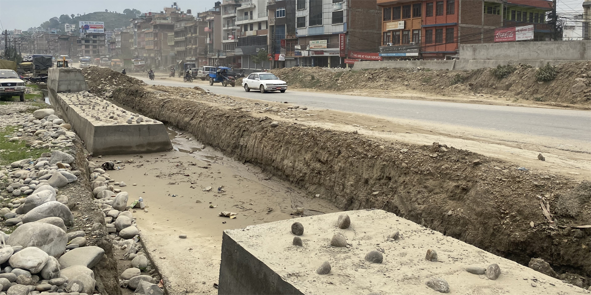 अरनिको राजमार्गः साँगा–धुलिखेल सडक स्तरोन्ती तीब्र