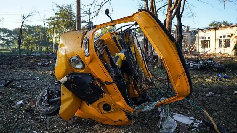 अस्पतालमा म्यानमारको सेनाको हवाइ आक्रमण, कम्तीमा ३४ जनाको मृत्यु