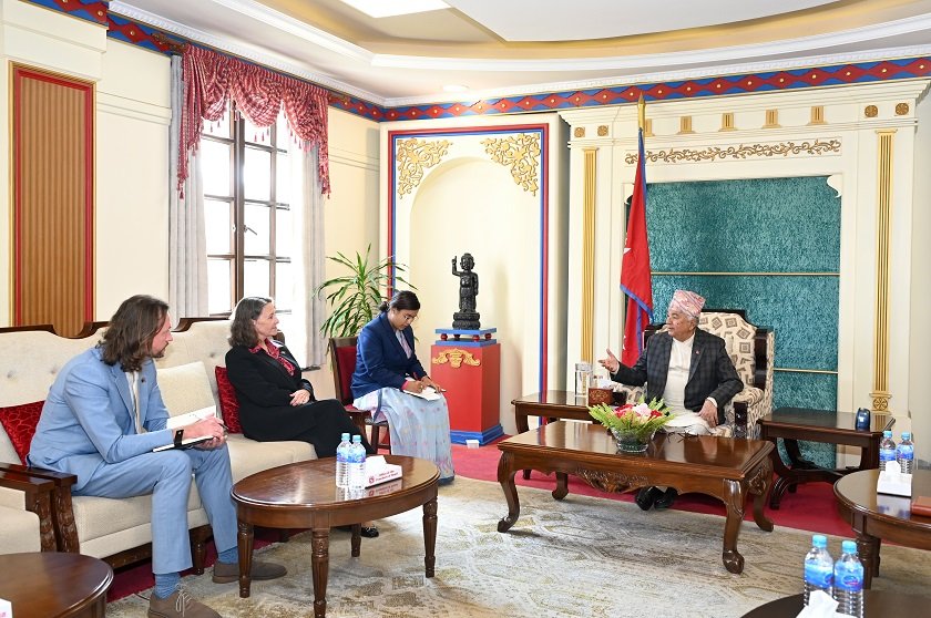 राष्ट्रपति पौडेलसँग अस्ट्रेलियाका राजदूतको बिदाइ भेट