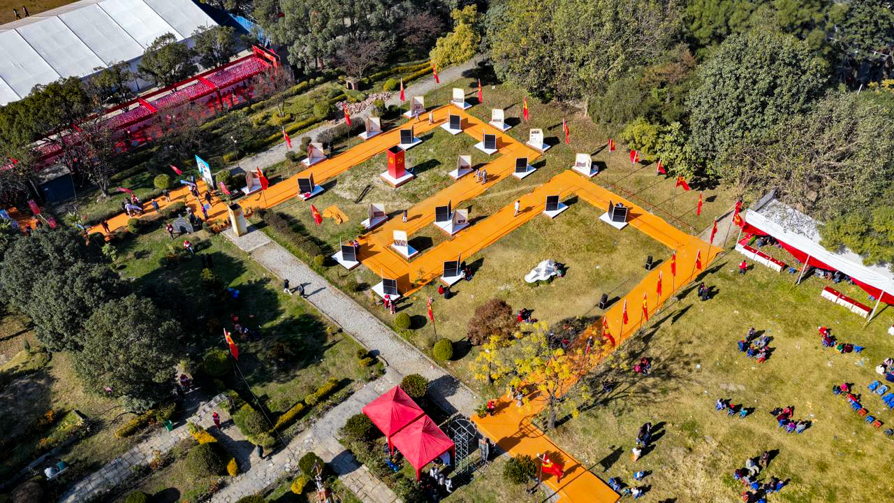 भृकुटीमण्डपमा एमाले बन्दसत्र (तस्बिरहरू)