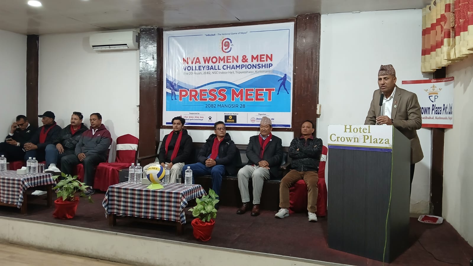 एनभिए महिला तथा पुरुष भलिबल च्याम्पियनसिप पुस ११ गतेदेखी १९ सम्म