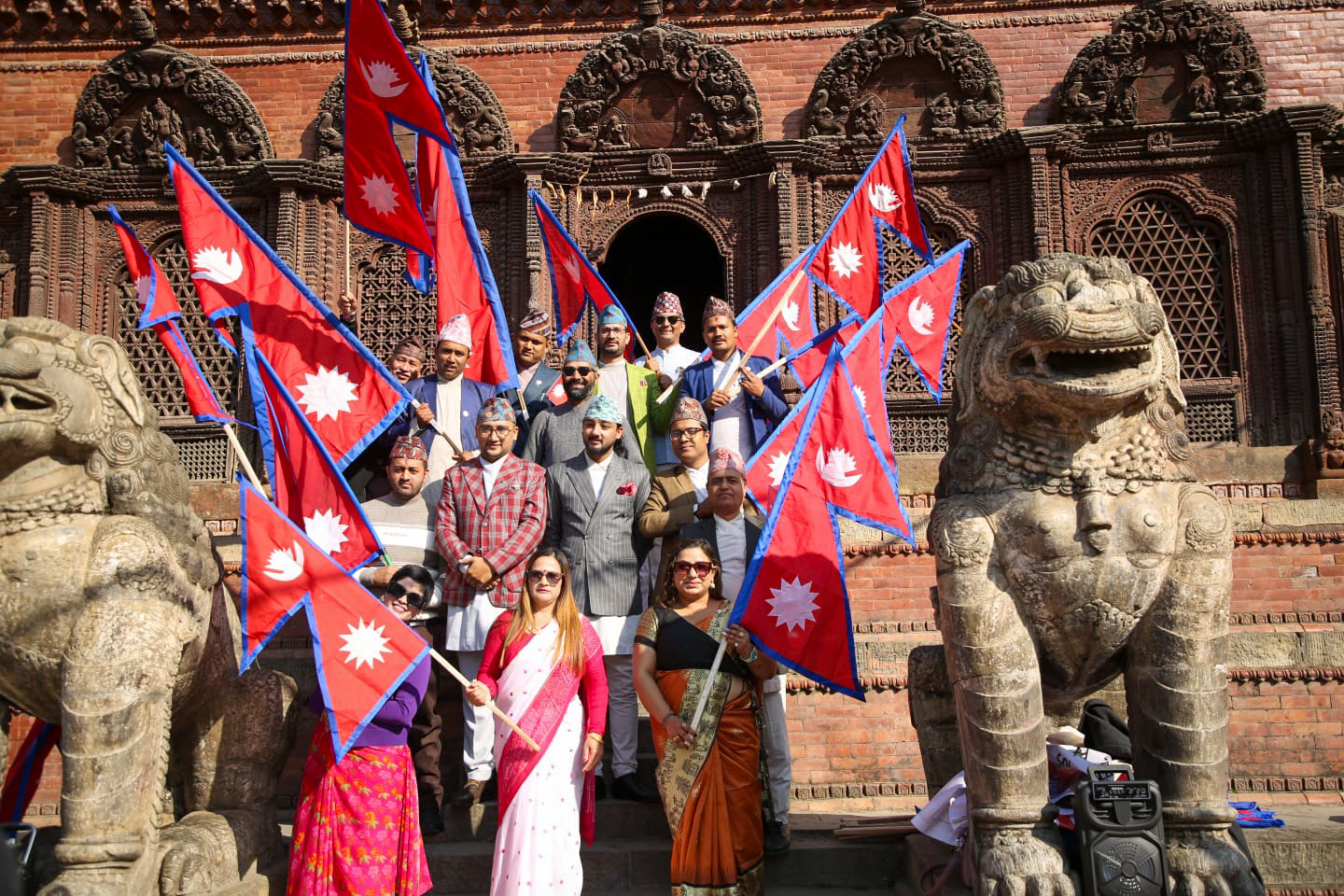यसरी मनाइयो बसन्तपुरमा राष्ट्रिय झण्डा दिवस (तस्विरहरु)