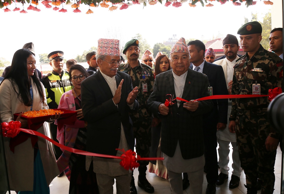 ललितपुर महानगरको प्रशासनिक भवन उद्घाटन