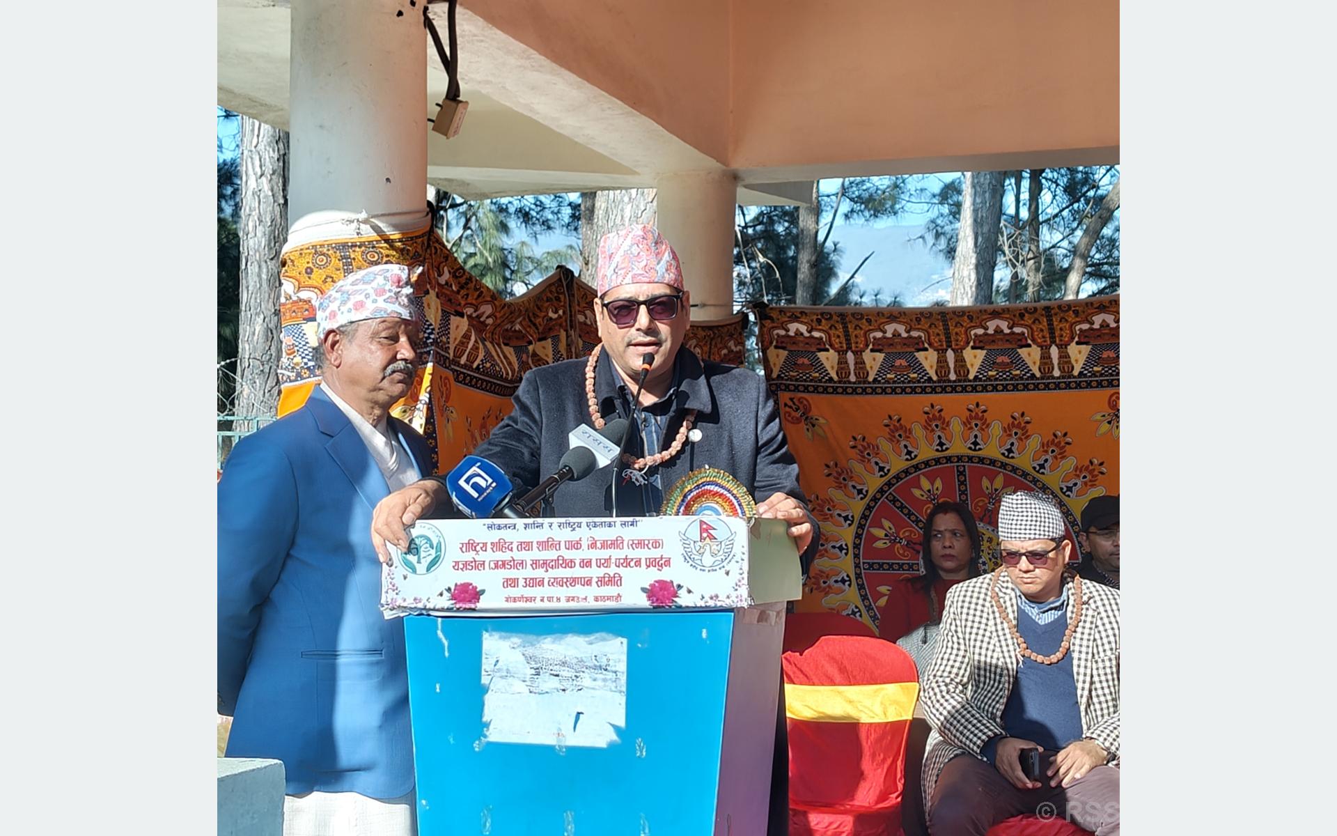 सहिद दिवस सम्झनाको मात्र नभई आत्मसमीक्षा र प्रतिबद्धताको दिन हो : मन्त्री चौलागाईं