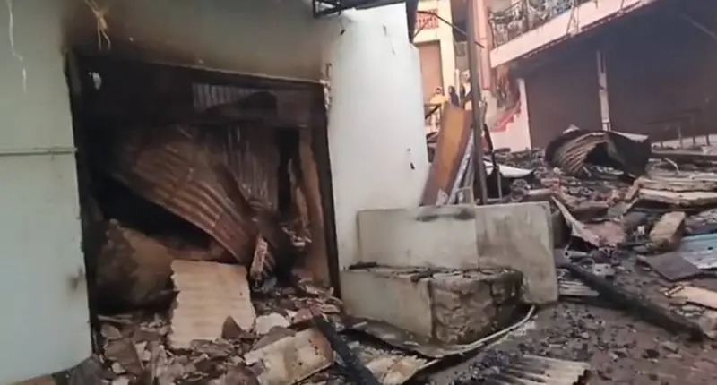 ९ नेपालीसहित १० जनाको शवको अवशेष मात्र भेटियो, पहिचान गर्न असम्भव भएपछि डीएनए जाँच हुने