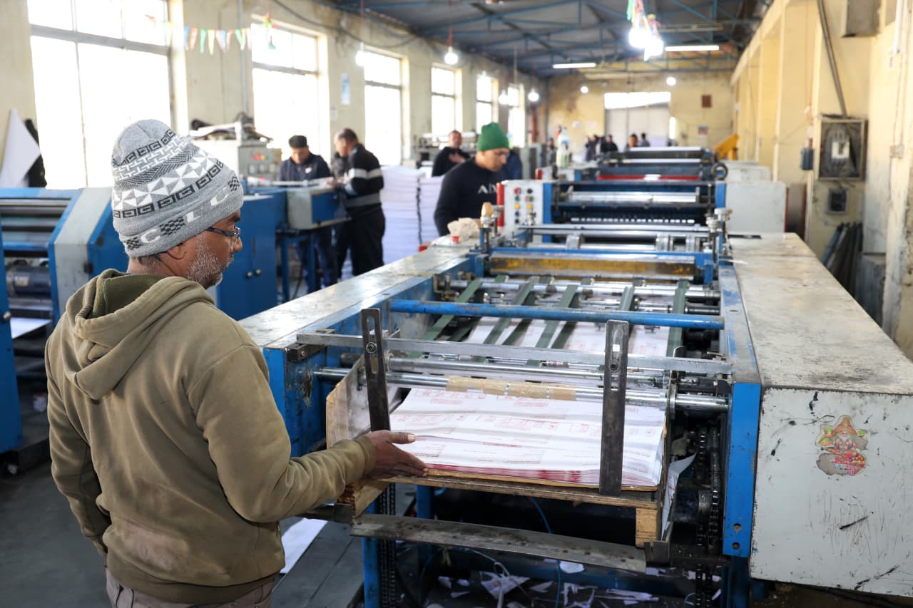 छापियो १० लाख नमूना मतपत्र