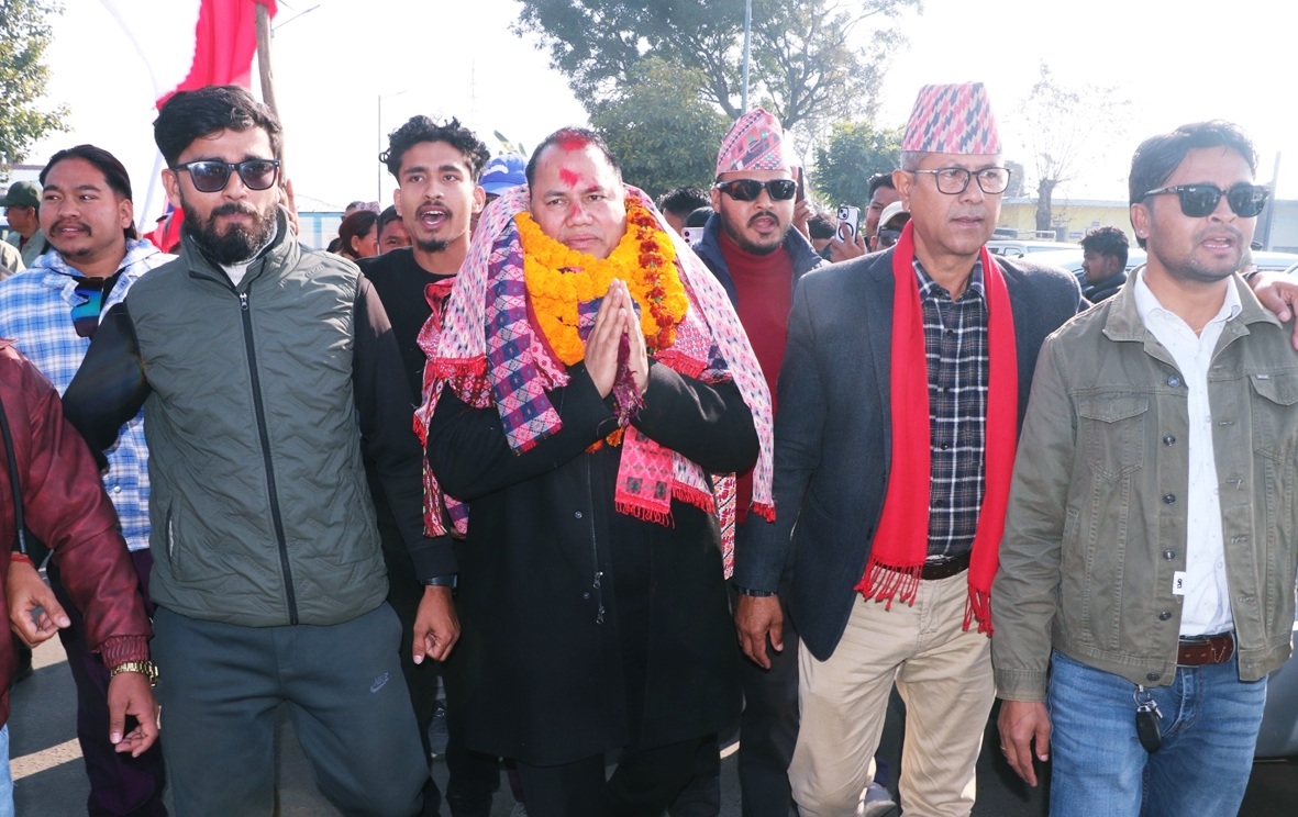 कांग्रेस उम्मेदवार विष्टले भने- प्रतिस्पर्धिको आलोचना होइन, आफ्ना एजेण्डा बोकेर चुनावमा होमिनेछु