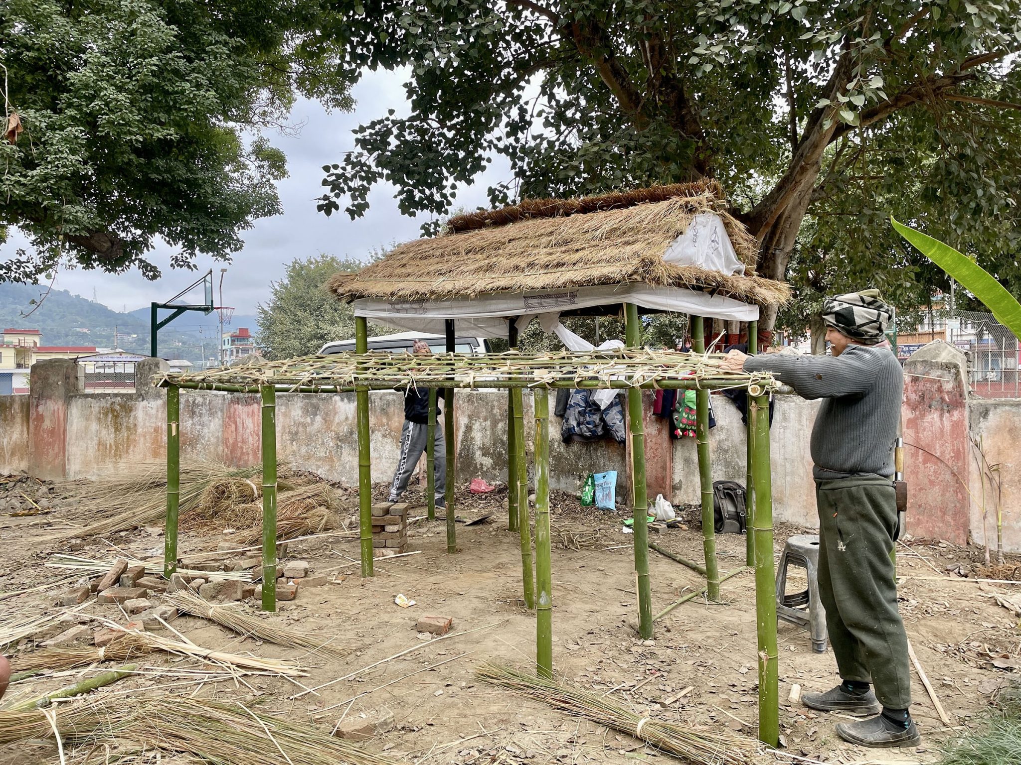 आदिवासी जनजाति महोत्सवः तीन जातिका नमुना घर निर्माण