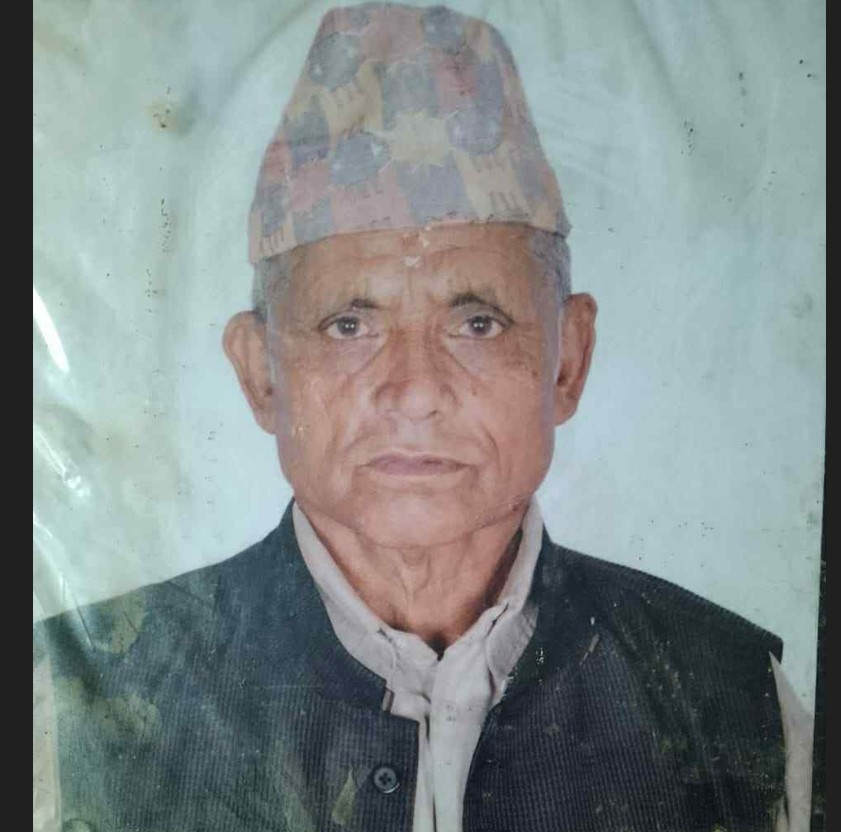 कवि ठाकुर बेलवासेलाई पितृशोक