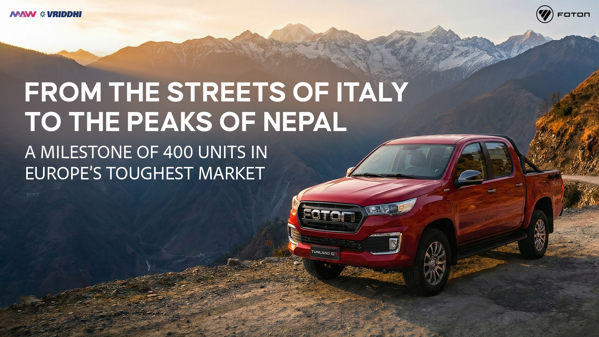 ४०० युनिट सहित युरोपमा फोटोन टुनल्यान्ड G7 को ऐतिहासिक माइलस्टोन