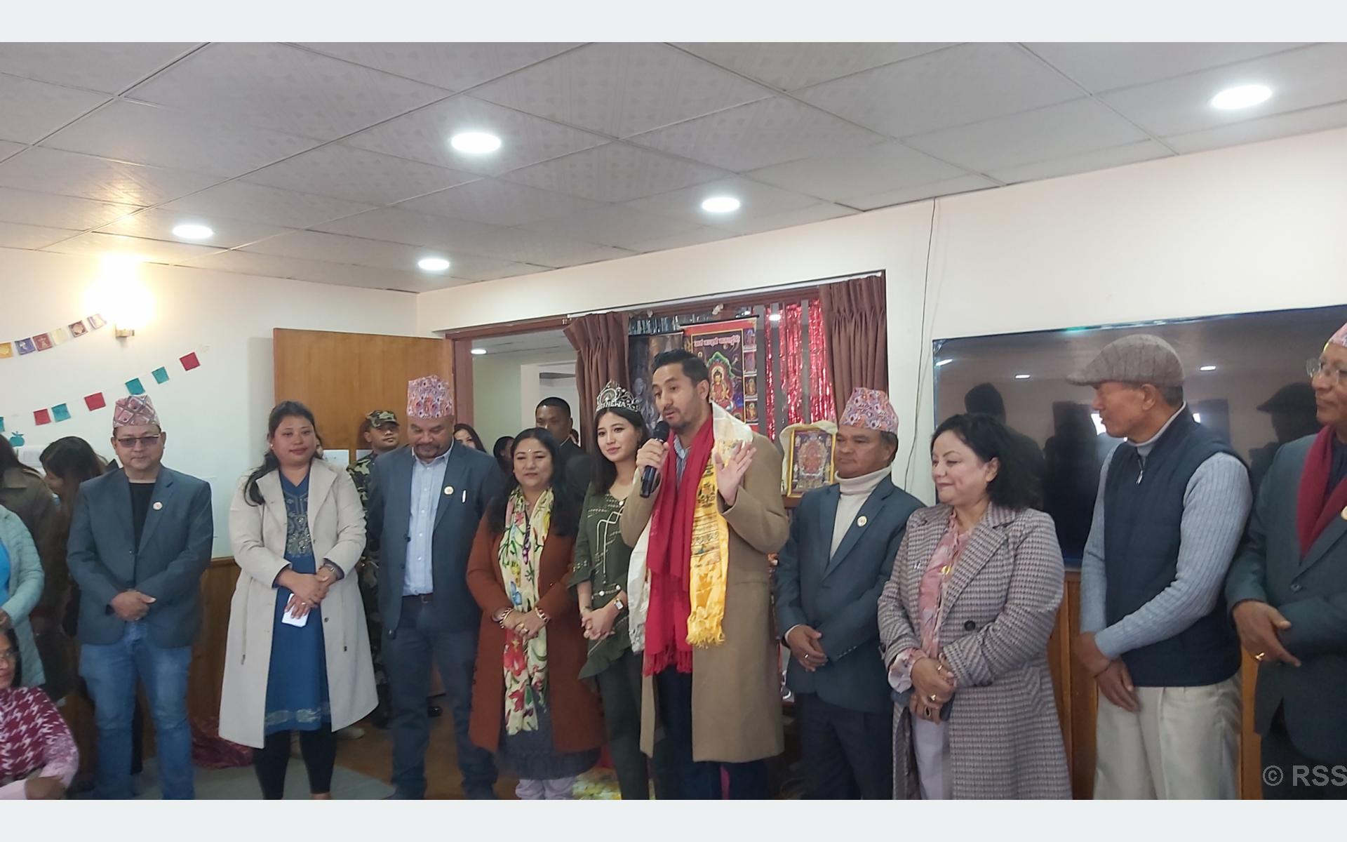 मन्त्री खरेलद्वारा ज्येष्ठ नागरिक आनन्द निकेतनको अवलोकन