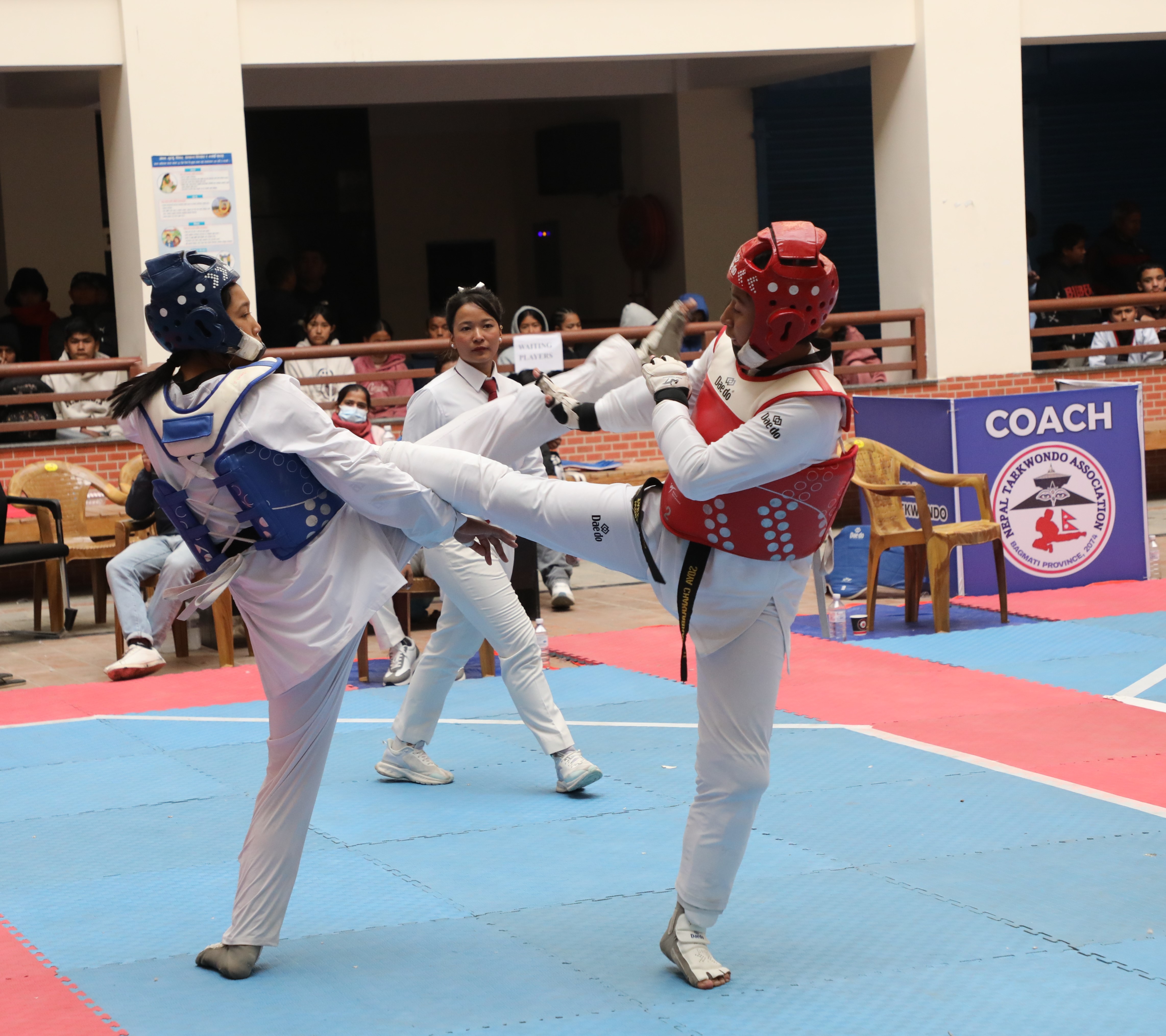 बागमती प्रदेशस्तरीय खुला तेक्वान्दो लिगमा तीन जना स्वर्ण पदक जित्न सफल