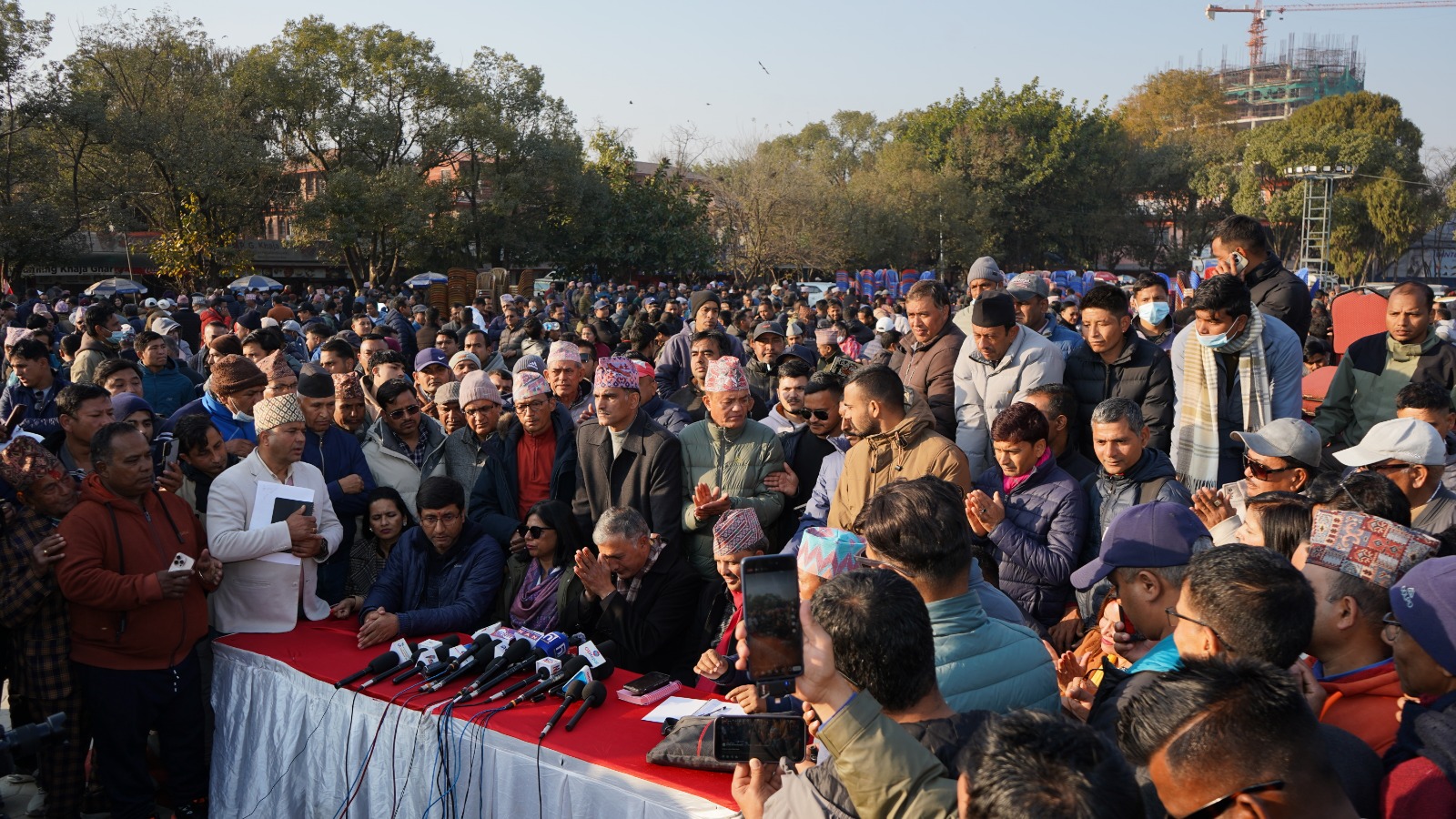 कांग्रेसको विशेष महाधिवेशनको पूर्वसन्ध्यामा भृकुटीमण्डपमा चहलपहल (तस्बिरहरू)