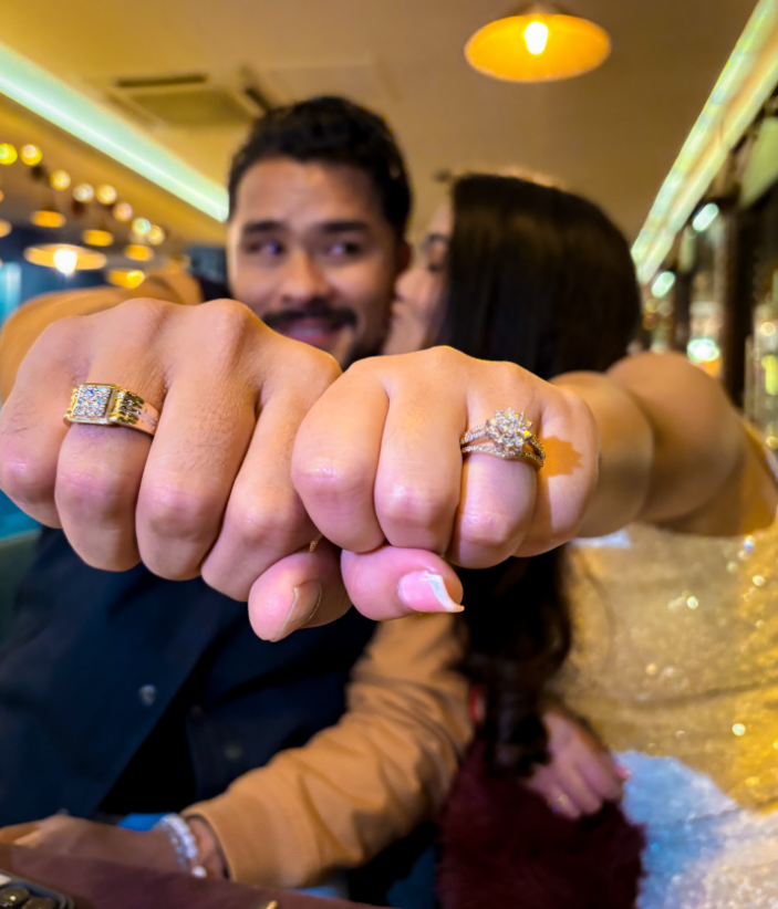 क्रिकेटर करण केसी र पत्रकार वर्षा बस्नेत इङ्गेज, औंठी साटासाटको तस्विर सार्वजनिक