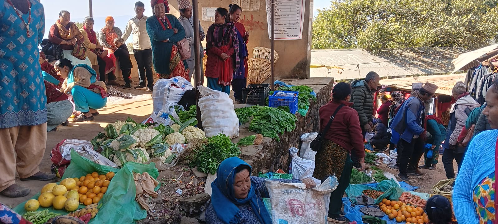 स्थानीय उत्पादन किनबेच र भेटघाटको थलो बन्दै रामेछाप हाट